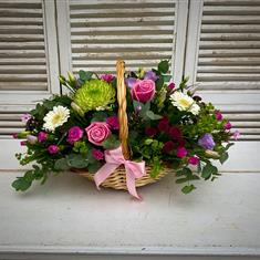 Blooming Basket Flowers
