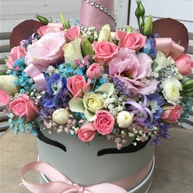 Unicorn Flower Hatbox