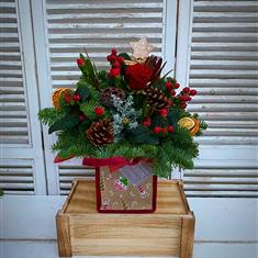 Christmas Hessian Bag